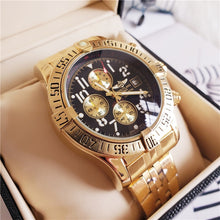 Load image into Gallery viewer, NEW Breitling Luxury Brand Mechanical Wristwatch Mens Watches Quartz Watch with Stainless Steel Strap relojes hombre automatic