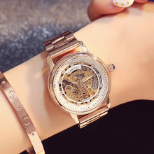 Load image into Gallery viewer, Carotif Personality Luxury Female Watch Fashion Round High-grade Diamond Female Watch Crystal Glass Mirror Trend Watch Woman