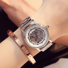 Load image into Gallery viewer, Carotif Personality Luxury Female Watch Fashion Round High-grade Diamond Female Watch Crystal Glass Mirror Trend Watch Woman