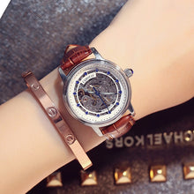 Load image into Gallery viewer, Carotif Personality Luxury Female Watch Fashion Round High-grade Diamond Female Watch Crystal Glass Mirror Trend Watch Woman
