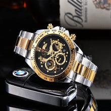 Load image into Gallery viewer, rolex- Luxury Brand quartz women Watches Quartz Watch Stainless Steel Strap wristwatch classic business dress men watch 3875
