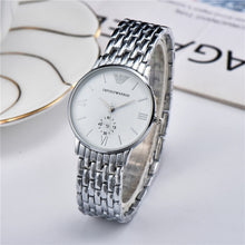 Load image into Gallery viewer, Armani- Luxury Brand women quartz Watches men Watch Stainless Steel Strap wristwatch Top classic watch gift 319 orders
