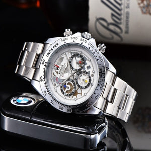 rolex- Luxury Brand quartz women Watches Quartz Watch Stainless Steel Strap wristwatch classic business dress men watch 3875