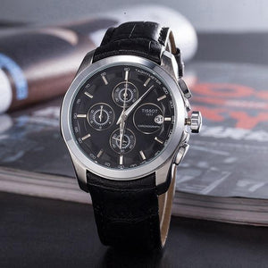 Tissot- Luxury Brand quartz women Watches Quartz Watch Stainless Steel Strap wristwatch classic business dress men watch 656
